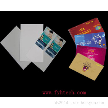 No Laminating White Instant PVC Card Making Material